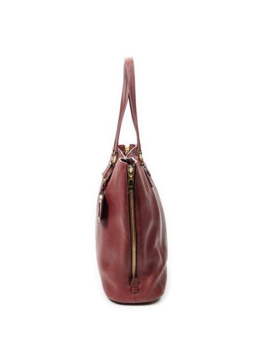Buy Prada Nylon Tessuto Impuntu Quilted Chain Shoulder Bag  Prada Zip Tote Red Vitello Dyno
